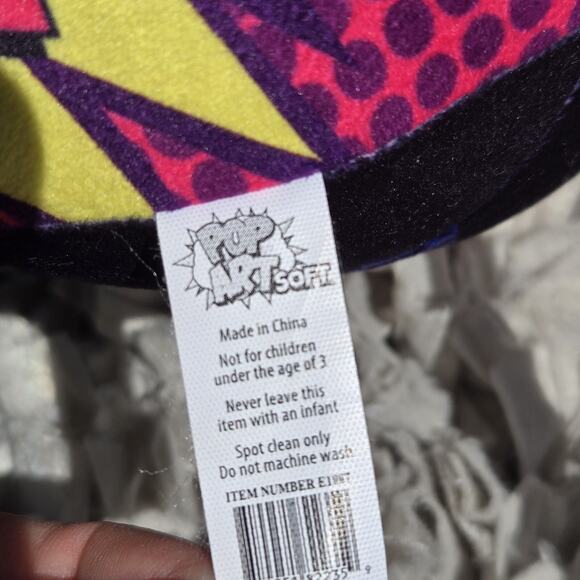 Pop Art Soft 16" Plush Elephant Mammoth Cartoon Wham Colorful Stuffed Animal POW - Picture 7 of 11